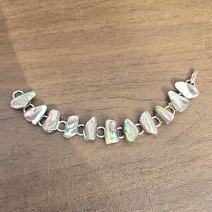 Iridescent Abalone Shell Bracelet